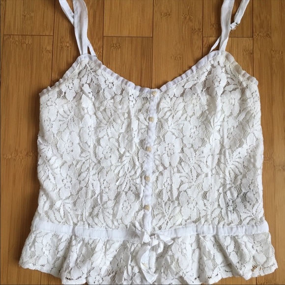 💕 Hollister laced tank top - Picture 3 of 5